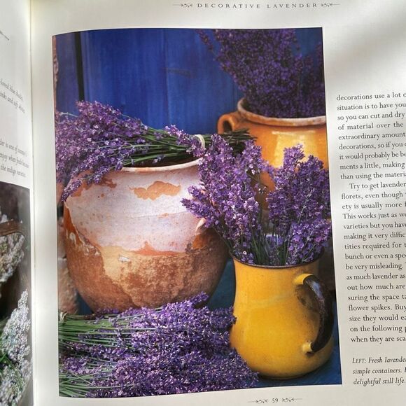 Lavender Practical Inspirations For Natural Gifts, Country Crafts & Decorative D - Picture 4 of 6